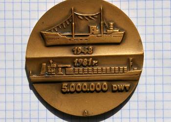 MEDAL S/S SOŁDEK 1948-1981 - STOCZNIA GDAŃSKA IM. LENINA