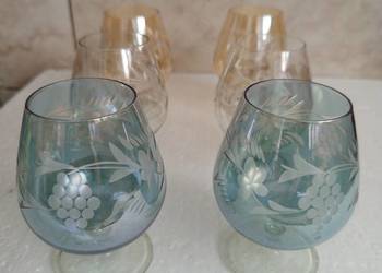 komplet 6 kieliszków kodo koniaku, vintage