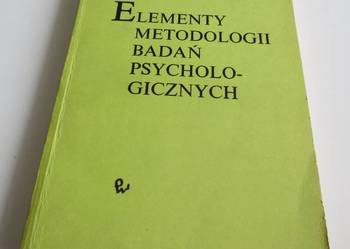ELEMENTY METODOLOGII BADAŃ PSYCHOLOGICZNYCH /FA