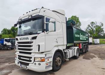 Scania V8 + Naczepa wywrotka