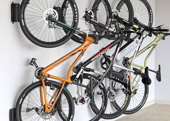 wieszaczki rowerowe do garażu, Space-Saving Fion pionowy stojak rowerowy