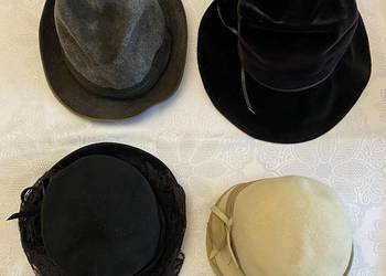 Komplet 4 kapeluszy damskich i męskich ciekawe wzory