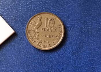 Stare monety 10 frank 1957 Francja