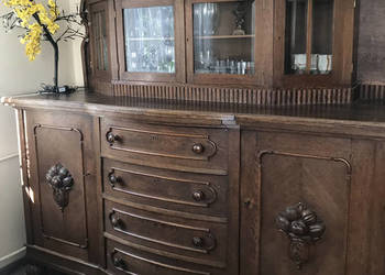 Kredens przedwojenny drewno