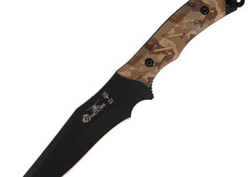 Nóż Muela Typhoon-DES.N Desert Camo Soft Touch, Black X50CrMoV15 Nóż Muela Typhoon-DES.N Desert Camo Soft Touch, Black X50CrMoV15