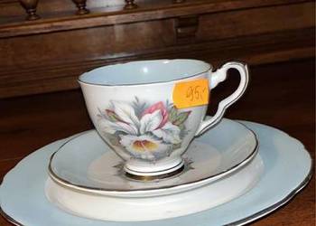 Filiżanka z talerzykiem.  Withe Lady. Royal Stafford