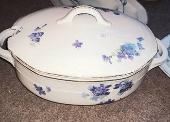 Waza. Hutschenreuther. Fiołki. 1914-49r. Waza. Hutschenreuther. Fiołki. 1914-49r.