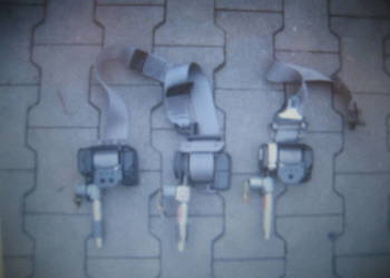 volvo s80  98-06r pasy bezpieczeństwa tył tylne 3szt. kolor oak