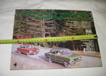 Fiat 125p reklama FSO komiks Unitra stare czasopismo z PRL