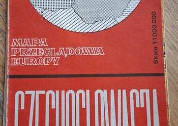 Czechosłowacja mapa przeglądowa 1:1000 000