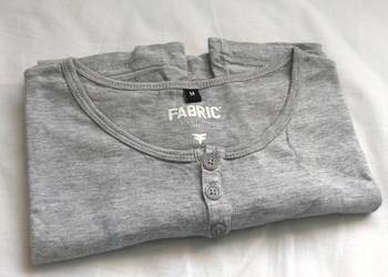 T-shirt szary Męski melanż r. S BASIC bawełna NOWY