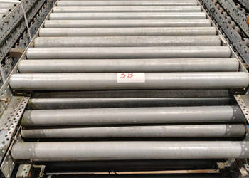 Przenośnik rolkowy BITO 28.6 mb systemowy ocynkowany do transportu palet, …