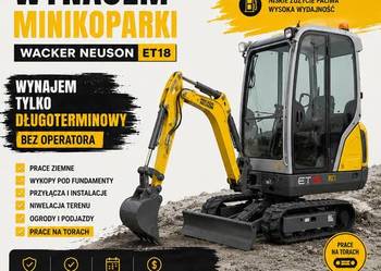 Oferuję wynajem minikoparki w formule długoterminowej do realizacji robót w