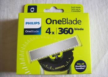 Nowe ostrza Philips One Blade 360 - 4 sztuki