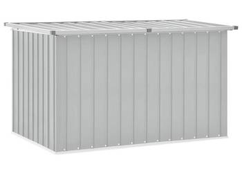 vidaXL Skrzynia ogrodowa do przechowywania, szara(SKU:46266)