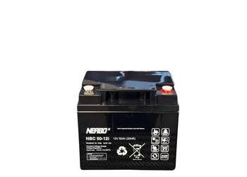 Akumulator NERBO AGM 12V 50Ah P+ NBC 50-12i
