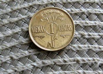 Litwa 1 Centas 1925r