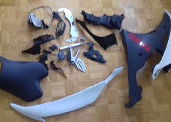 wypełnienie lusterko kierownica części yamaha r6 rj15 bok