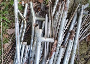 Rurki pręty wciskane ogrodowy stelaż namiotu przyczepy plandeki szklarni