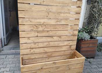 Donica ogrodowa z panelem pergola