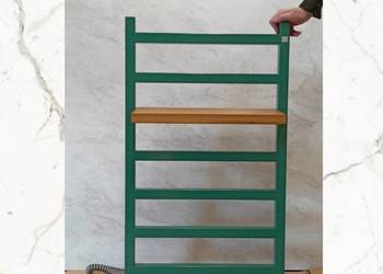 Grzejnik elektyczny TERMA, 840x500, kabel, zielony+półka dębowa