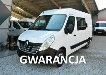Renault Master średniak 7 osobowy brygadówka doka pełna opcja