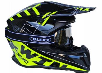 Kask Blex Cross ATV Enduro Nowy homologacja + gogle