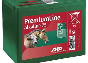 Bateria alkaliczna do elektryzatora 9V, 75Ah mała AKO 350681