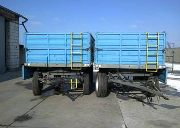 2 Przyczepy  AUTOSAN  wywrotka