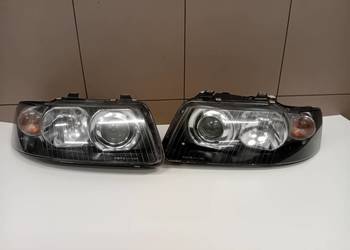 Lampy przednie DEPO Black AUDI A3 8L LIFT komplet WYSYŁKA 0 ZŁ GRATIS
