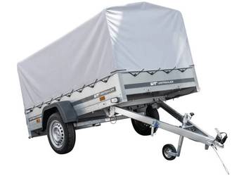 Przyczepka 1-osiowa z wysoką plandeką – wynajem | 750 kg | kat. B