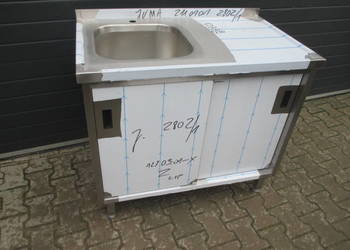 Zlew Gastronomiczny  Drzwi Suwane 100/60/85