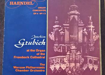 Płyty Winylowe Haendel Joachim Gzubich Organ Concertos OP.4