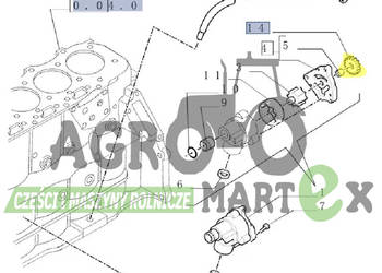83999693, F0NN6W846BA KOŁO ZĘBATE CNH