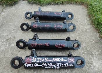 Siłownik hydrauliczny dwustronny , krótki 16cm , tuz, pług . krokodyl