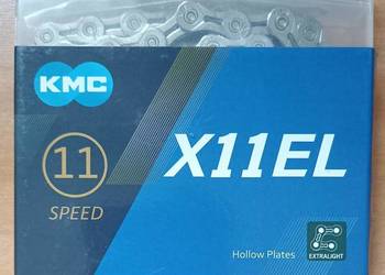 Łańcuch KMC X11EL Silver, 11 biegów, spinka.