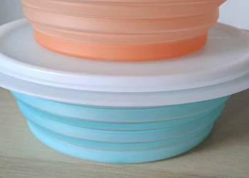 2szt Nowa miska składana z pokrywką Tupperware Harmoniusz 2L i 1,5L