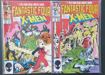 Fantastic Four versus The X-Men - 2 komiky Marvel USA 1987
