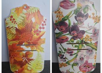 Dwustronna podkładka pod kalendarz zdzierak jesień i kwiaty Dwustronna podkładka pod kalendarz zdzierak jesień i kwiaty