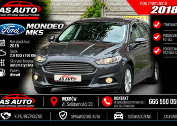 Ford Mondeo 2,0TDCi 150KM Business/Alu/Pod.Fotele/SerwisASO/Tempomat Mk5 (…
