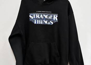 Bluza Stranger Things XS czarna bluza z kapturem stranger things