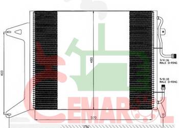 Skraplacz klimatyzacji 570x480x20  IVECO EUROCARGO I-III 01.91-09.15 81893…