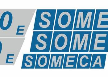 Naklejka napis Someca 640E komplet naklejek