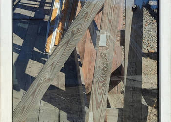 OKNA KacprzaK Witryna 88X118 FIX Używany PCV Plastikowy