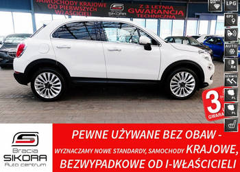 Fiat 500x 1,6Benz+GAZ Skóra+NAVI+PODGRZ.Kier+Fotele+BIXENON KRAJOWY Bezwyp…