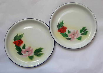 Stara emalia PRL-u średnica 17cm