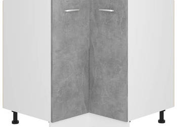 Szafka narożna szarość betonu 755x755x815 cm WM-802493