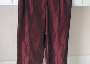 Spodnie burgundy