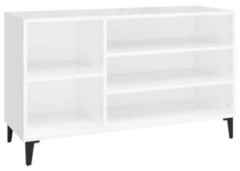 Szafka na buty wysoki połysk biała 102x36x60 cm WM-819750