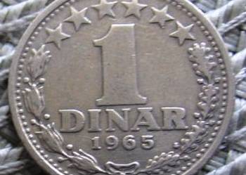 Jugosławia 1 Dinar 1965r